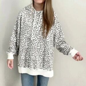 American Eagle Outfitters Animal Print Hoodie
